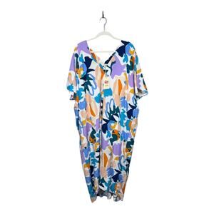 Entro - Boutique Women's Colorful Oversized Midi Dress - NWT - Size XL